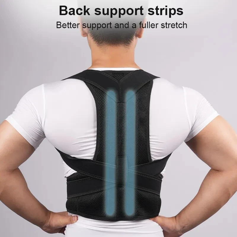 Back Posture Corrector brace Shoulder Support Belt Upper and Lower Back Pain Relief Improve Spine Clavicle Brace Posture Vest 4