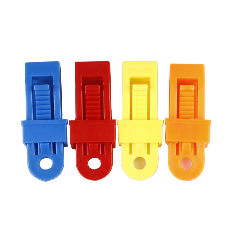 

5 Pieces/Lot Outdoor Tent Canopy Windproof Fixing Clip Wild Wind Rope Buckle Plastic Clip Safety Buckle