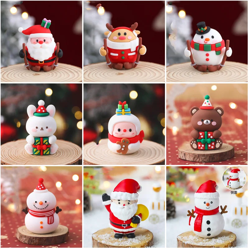 7 Grands toppers My Little Day pour gateau de Noel