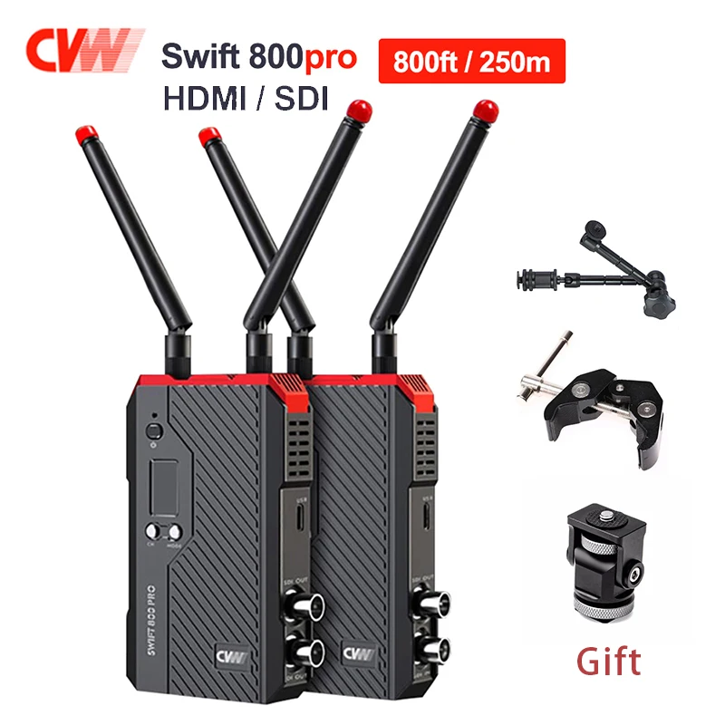 CVW SWIFT 800 pro Беспроводная передача видео футов HD SDI HDMI беспроводной передатчик