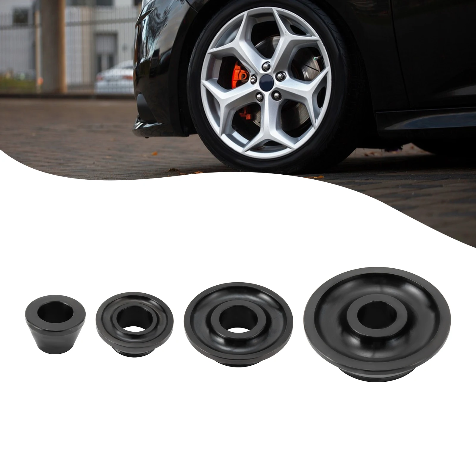 Tire Balancing Machine Cones 4pcs Tire Balancing Machine Cones Set 36mm Standard Shaft for Car