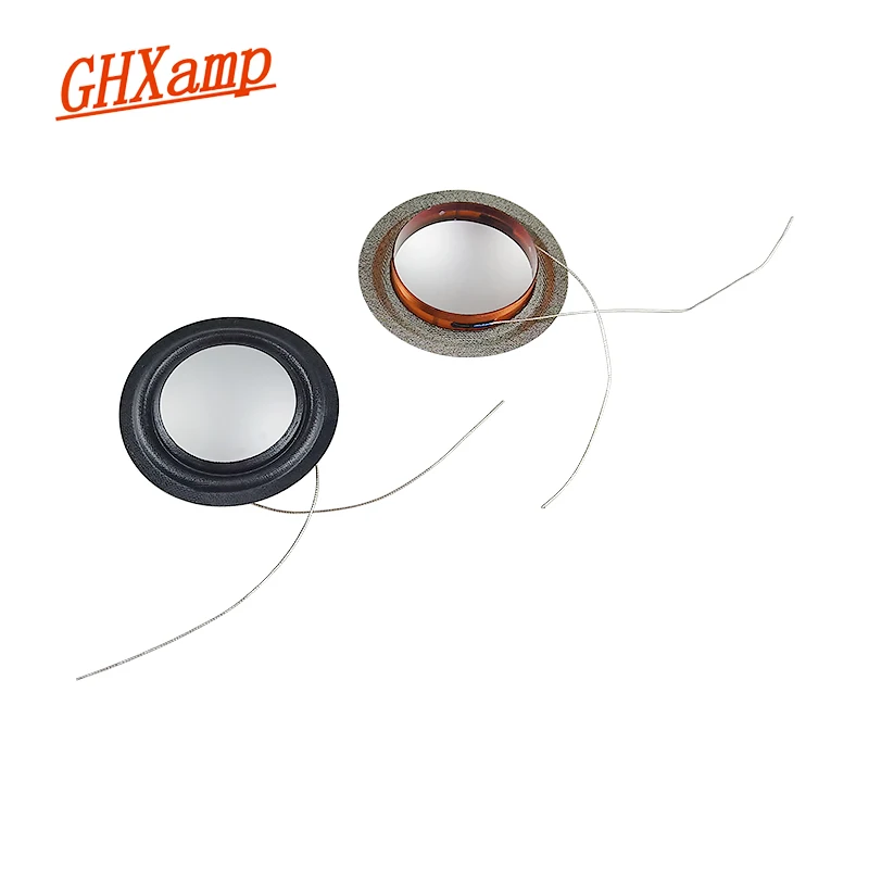 Ghxamp 25.4 mm Importado Cerâmica Metal Matrix Diafragma 25.5 Núcleo Treble Voz Bobina Silk Borda Single-side Saída para Jbl A026ts 2pc