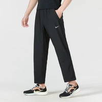 Nike Pantalon de sport pour homme, coupe droite, tissé, séchage rapide, respirant, en soie glacée, décontracté, Fb7491-010 3