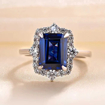 Blue Cubic Zirconia Ring – Women’s Wedding & Anniversary Jewelry