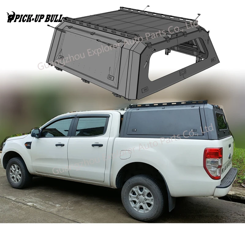 

Ramand Canopy для F150 Ranger Raptor с 3 дверцами, Hardtop Topper RV Bed Tonneau Cover для Ranger Raptor Canopy