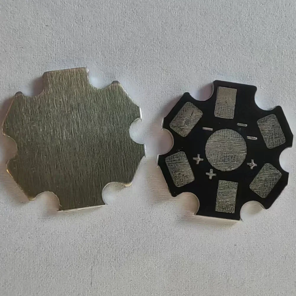100pcs 1w 3w 5W High Power LED Heat Sink Aluminum Base Plate led pcb 20mm pcb