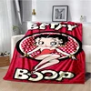 Cartoon  B-B-Bettys-boops Printed Blanket Picnic Blankets Warm Blanket Soft and Comfortable Blanket Home Travel 5