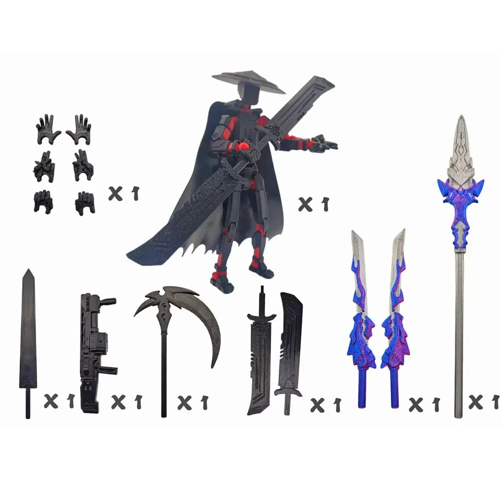 Titan 13 Multi-Jointed Movable Action Figure Collection