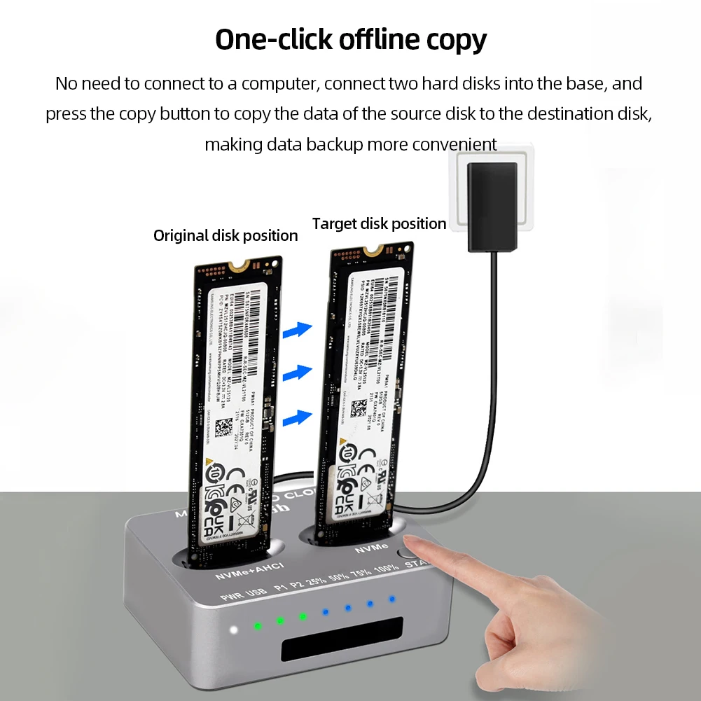   NVME ŷ ̼, USB3.2 C Ÿ  ϵ ũ ڽ, Gen2X 20Gbps M.2 SSD Ŭ, M2 SSD M Ű SSD M/B M Ű