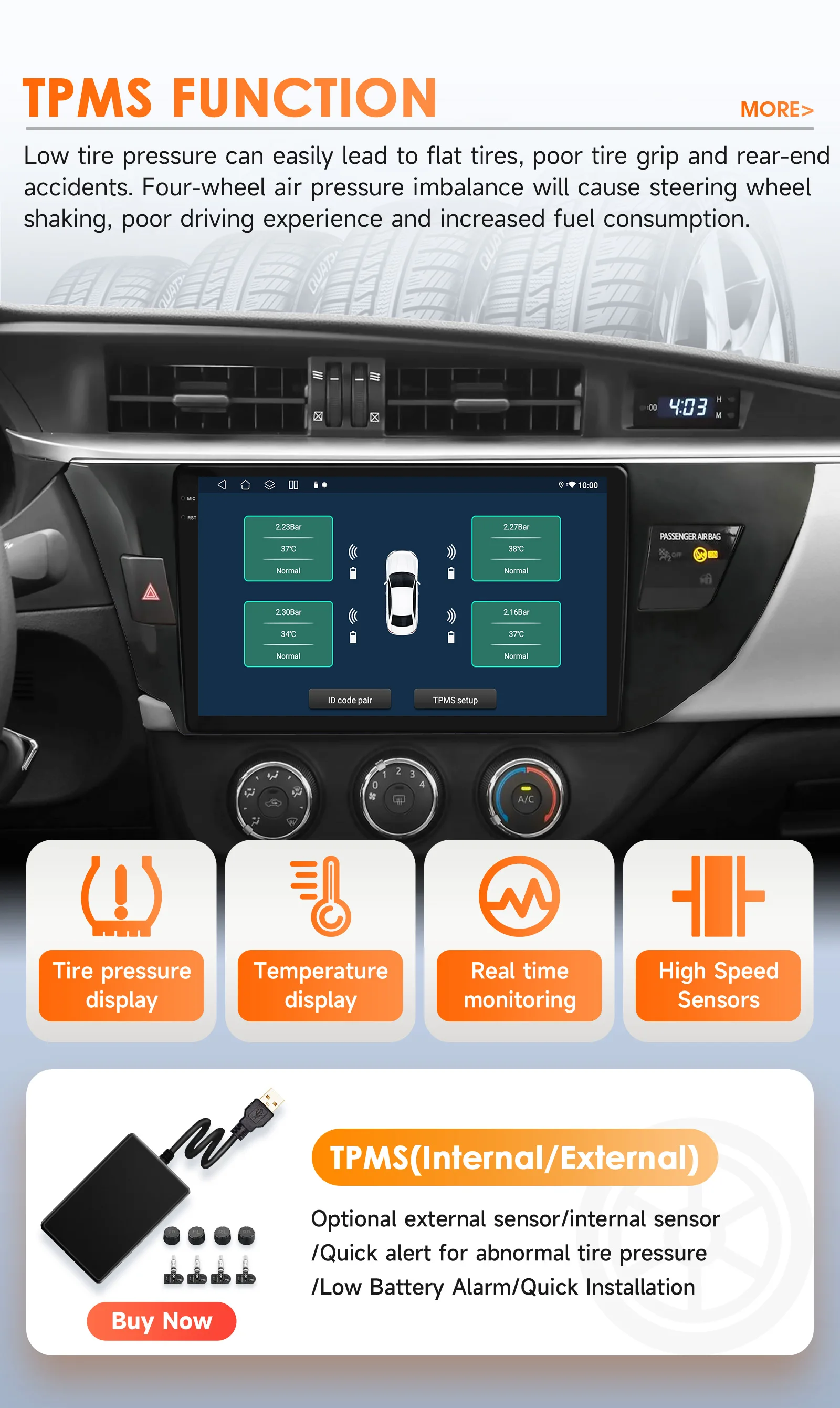 Hizpo 8 Core 2Din Android 14 Autoradio Für Toyota Corolla 2014-2016 Auto Multimedia GPS 4G BT Carplay von Qualcomm Snapdragon 6115 – Detail 40