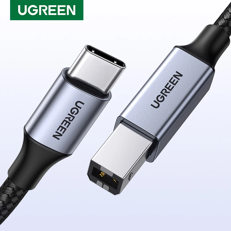 Ugreen – câble USB type-c 2.0 pour imprimante et Scanner, compatible avec  mac book Pro HP Canon Brother Epson Dell Samsung - AliExpress