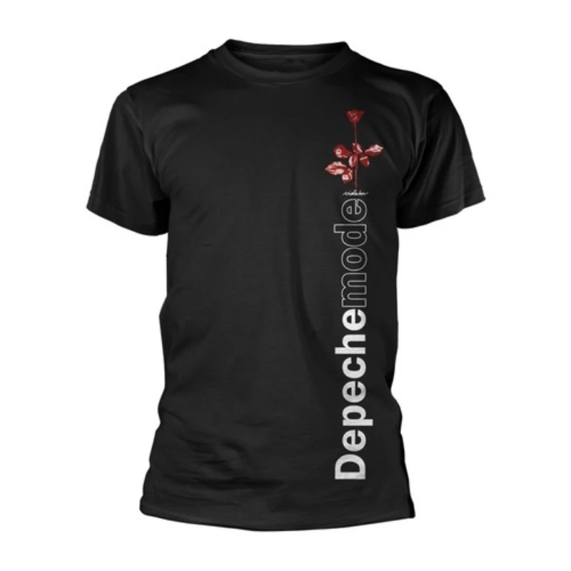 Depeche Mode Unisex-T-Shirt, lässiges, lockeres Streetwear-Shirt aus reiner Baumwolle für Paare, übergroßes T-Shirt, grafische T-Shirts