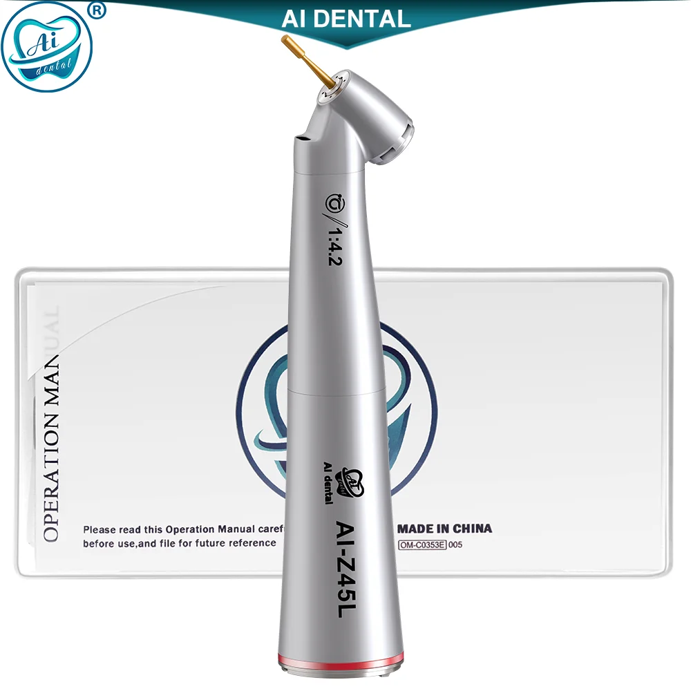 AI-Z45L 증가 속도 45 도 각도 헤드 핸드피스 워터 제트 미스트 치과 의자, 전기 외과 사랑니, 1:4.2