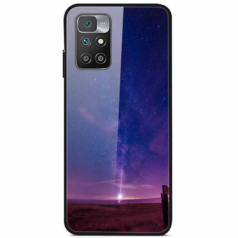 Space Starry Tempered Glass Phone Case - Durable Protective Cover