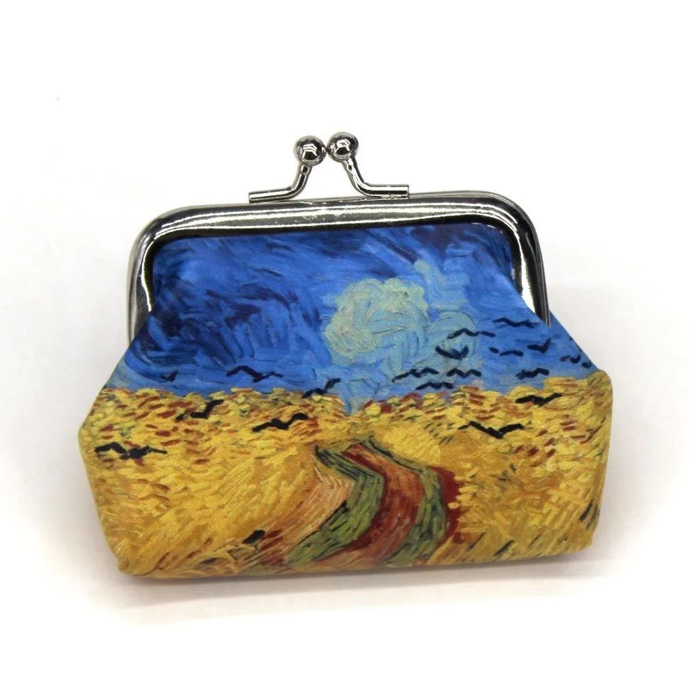 New PU Coins Wallet Women Girls Money Bag Retro Creative Students Keys Earphone Lipstick Purse Party Gifts