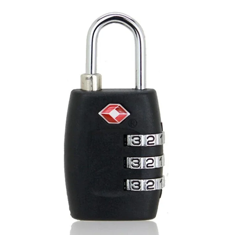 Plastic TSA Customs Combination Password Lock For Travel Luggage Suitcase Anti-theft Code Padlock 2021 mini combination code number lock padlock for luggage zipper bag backpack handbag suitcase security digital password lock