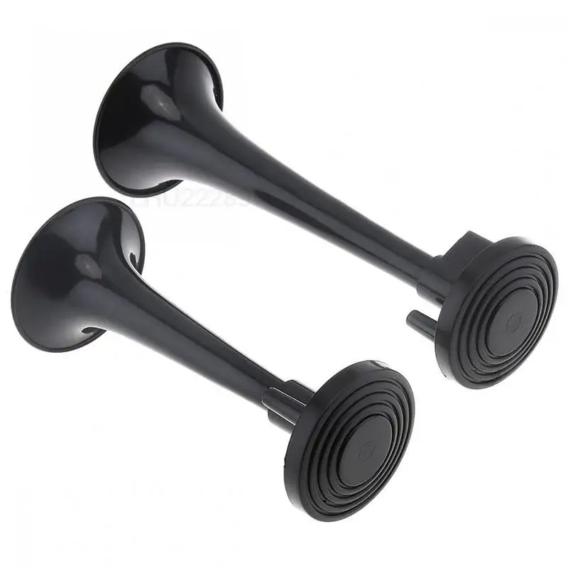 2PCS Universal Train Car Truck Boat Dual Air Horn Trumpet Super Loud