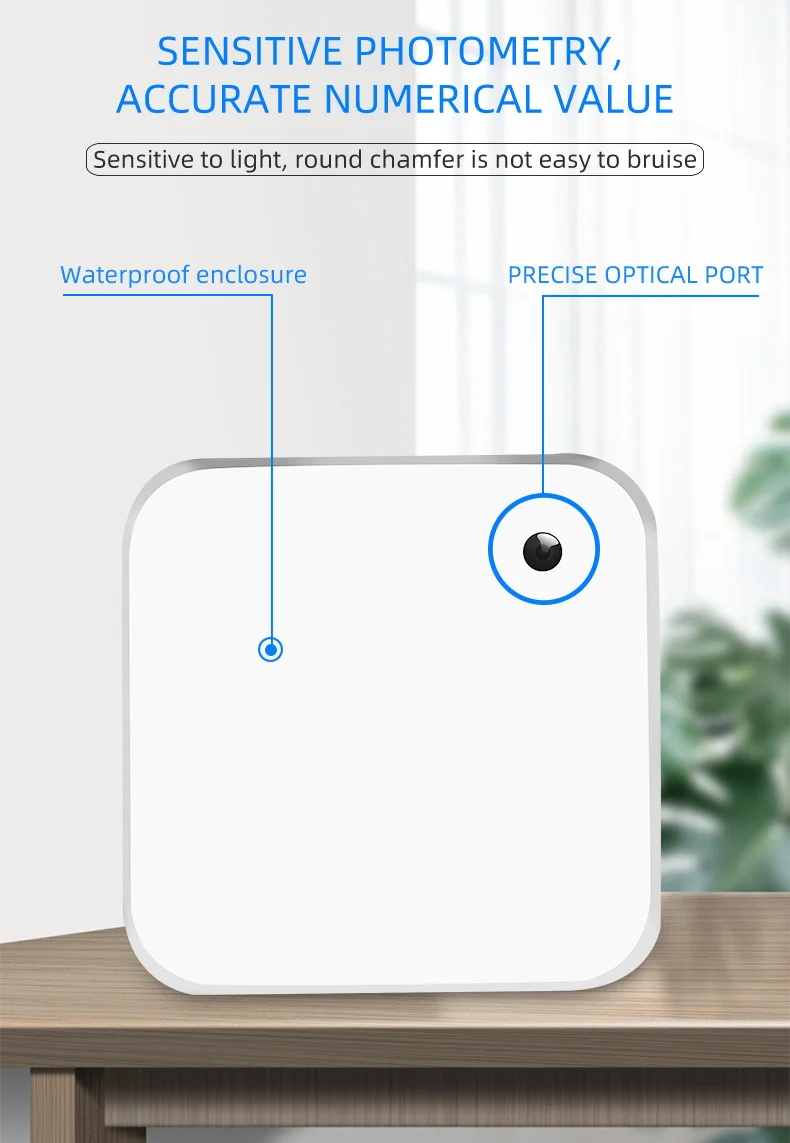 Tuya Smart WiFi/ZigBee Light Sensor Illumination Brightness Detector Automation