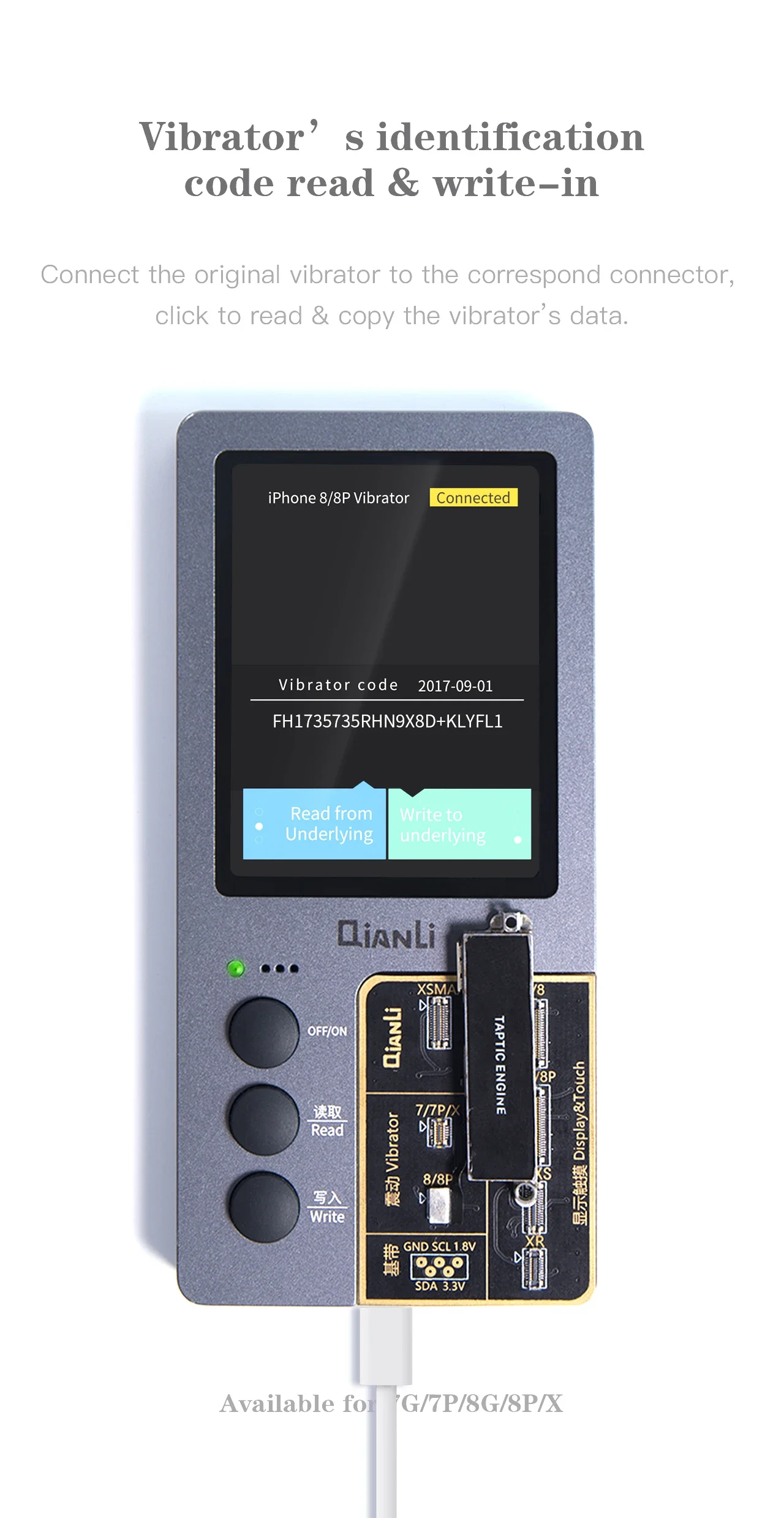 아이폰 13 14 15 프로 맥스용 Qianli ICopy 2 플러스 트루 톤 보드