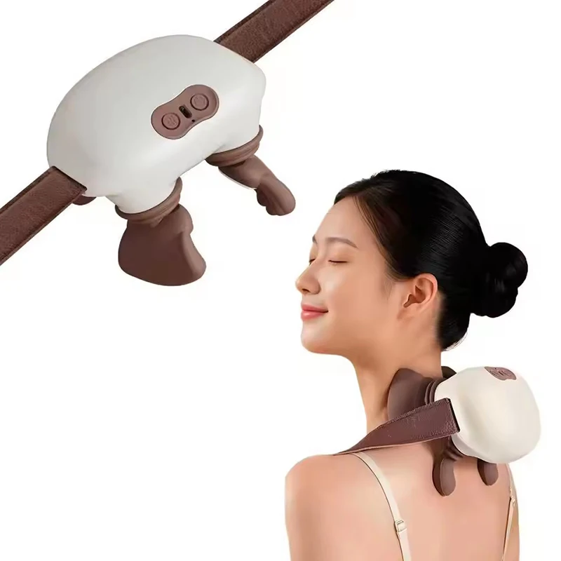 NEW Bionic Neck Shoulder Massager Electric Back Massagers Kneading Muscles Massage Pillow For Neck Waist Leg Whole Body Use