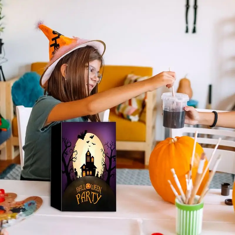thumbnail image 1 of Calendario de Adviento Calendario de Adviento de Halloween 2024 Tablero de garabatos colorido Tablero de pintura Calendario de Adviento de juguete para niños 24 días de Adviento de Halloween, 1 of 4