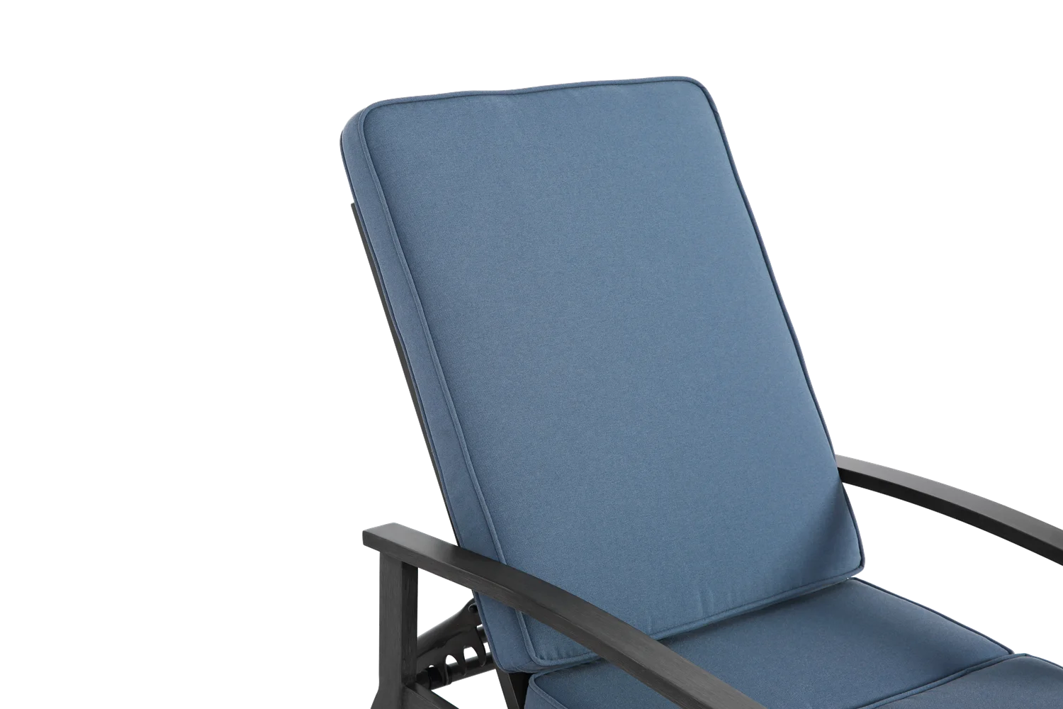 Lounge Patio Chair with Cushion, Adjustable Reclining Rust-Resistant Aluminum Poolside Chaise Lounge Furniture, Waterproof(1pc)