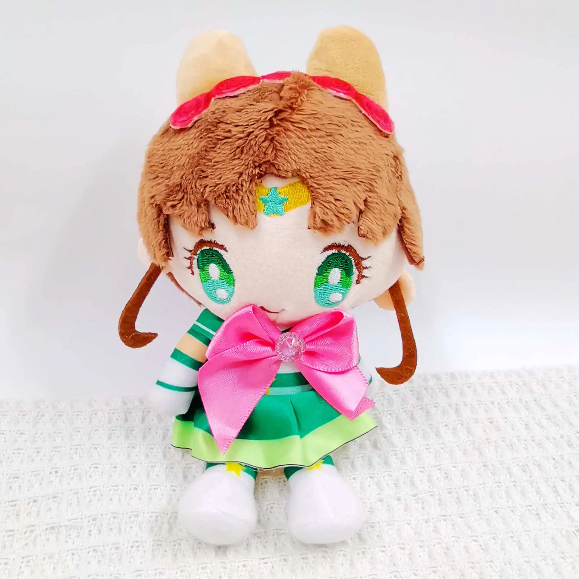 24pcs/lot 15cm Japanese Anime beautiful girls' dolls plush toys keyring pendants key chain gifts 6