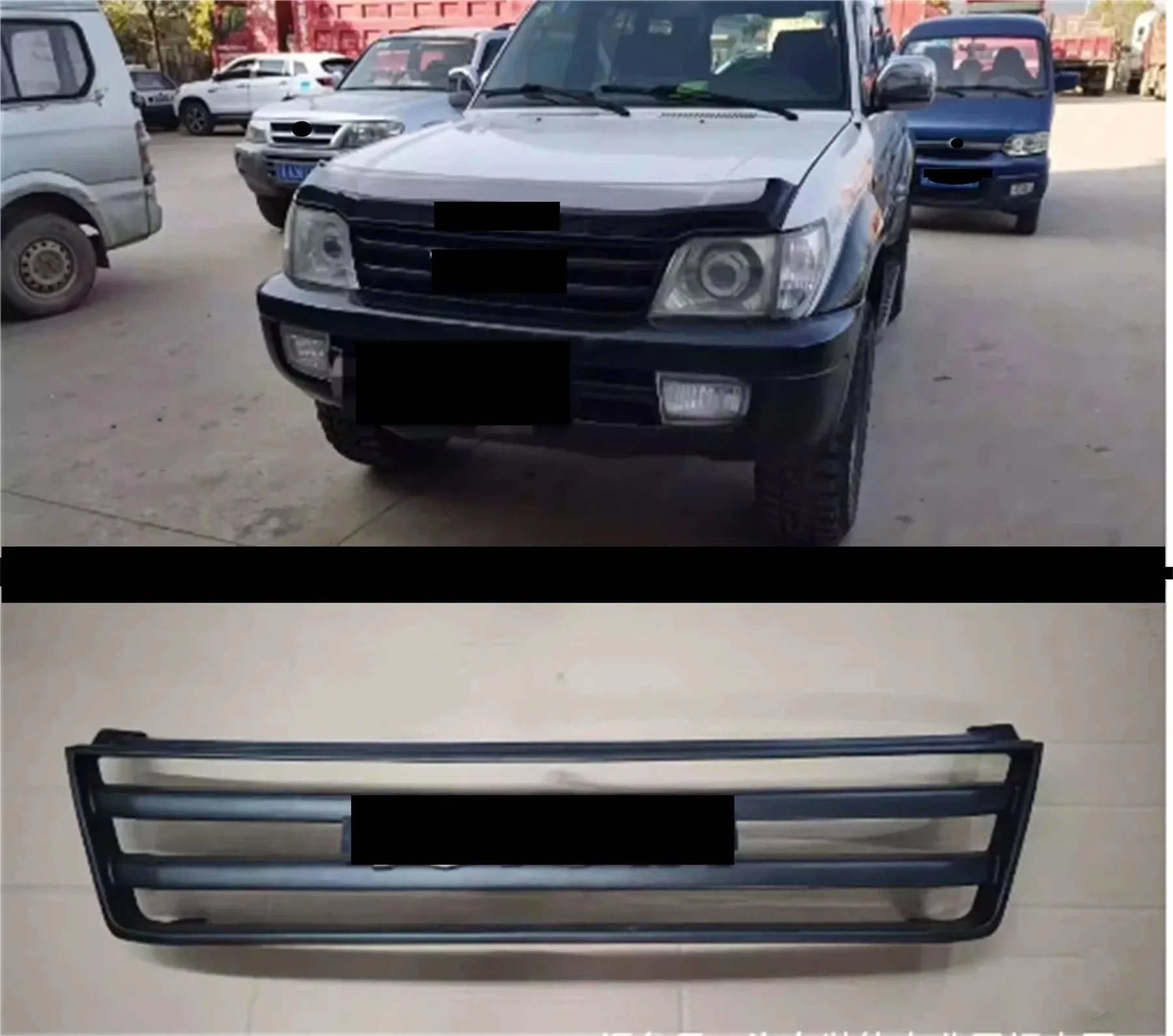 

Автомобильный передний бампер решетка гриль Гонки Грили для Toyota LC90 LC95