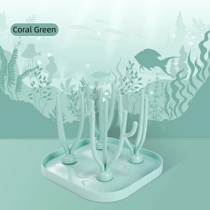 Bottle Drying Rack Tree Branch Design Allows Multiple Items to Be Hung and Air-dried Simultaneously