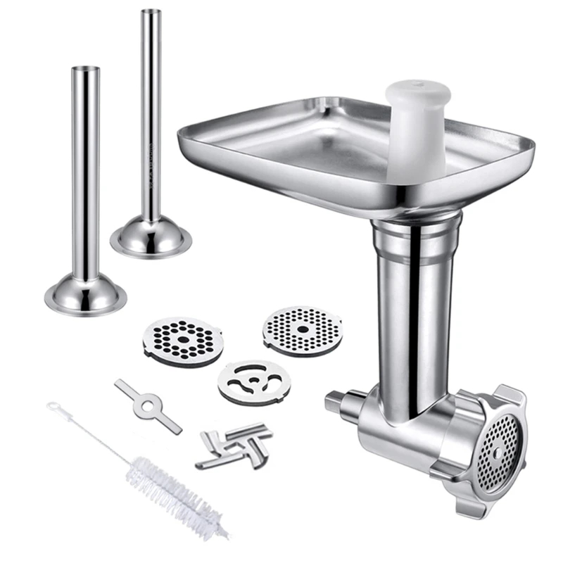 

Metal Grinder Attachment for Stand Mixers Sausage Stuffer Tubes Grinding Accessories