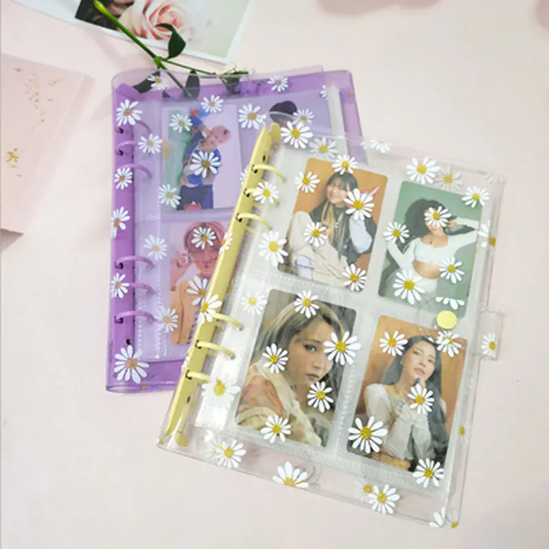 

A5 Pockets Photo Album 3/5 inches photocard binder mini album Scrapbook for photos collect book Kpop Card Binder