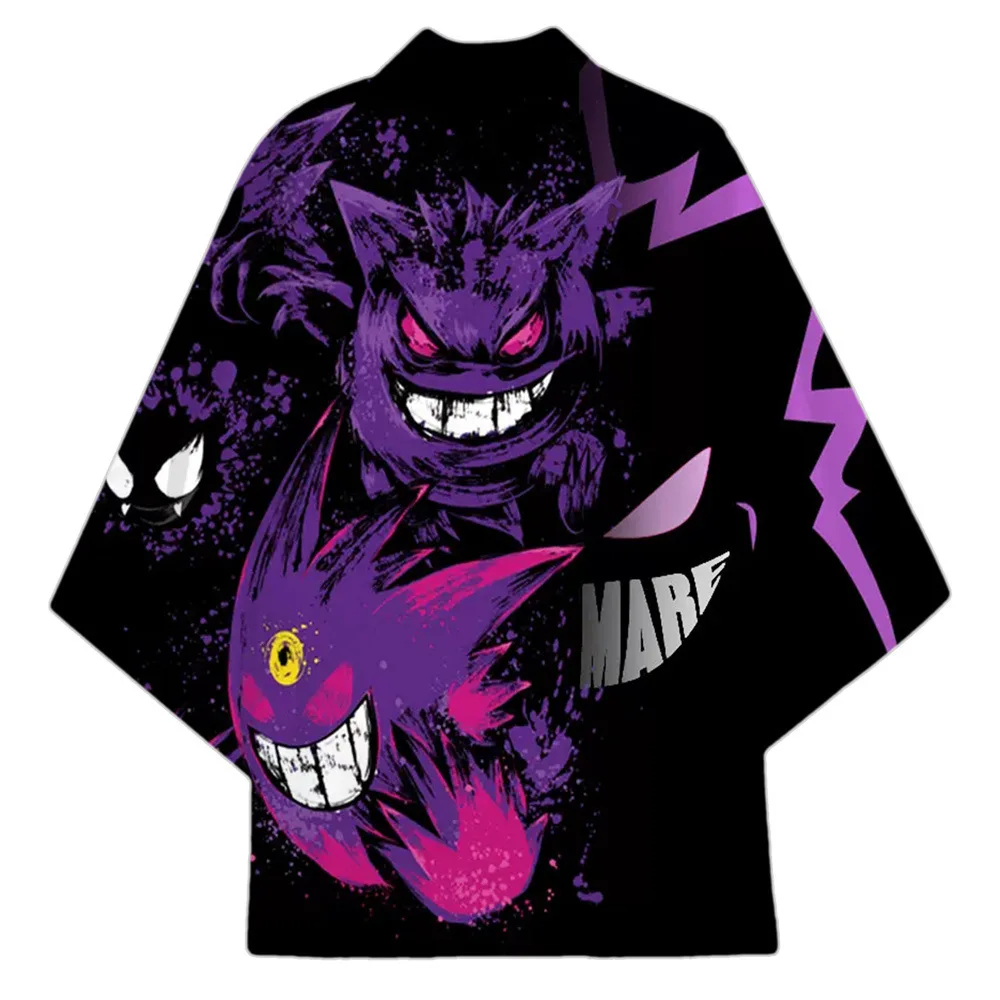 Digital Printing Baby Chainsaw Man Anime Series Surrounding Kimono Cape Two-dimensional Feather Woven Robe Summer New Products