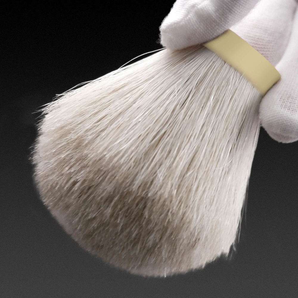 GDMG BRUSH Beige Horse Hair Knot Men&rsquo;s Shaving Brush Knot with Shaver for Comfortable Wet Shaving Beard Care curly hair brush hair brush comb wooden handle brush