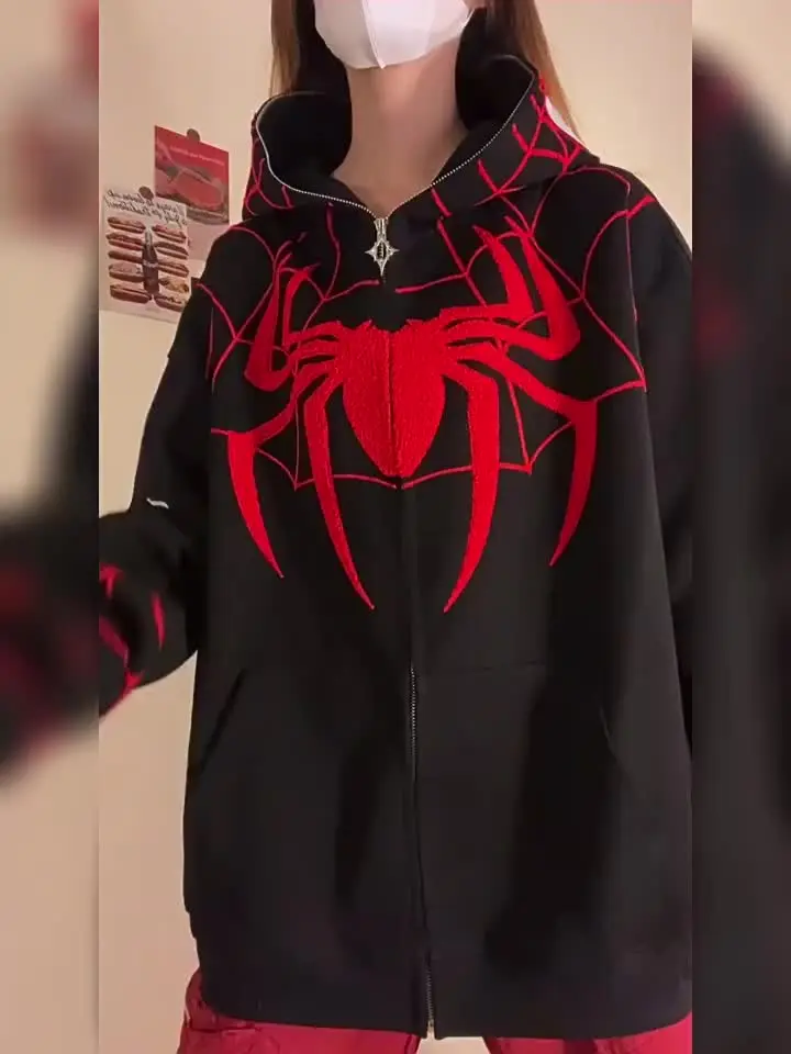 Pull Marvel Enfant Sweat à Capuche Enfant à Paillettes - J'aime Pas Les Paillettes Spiderman Hoodie