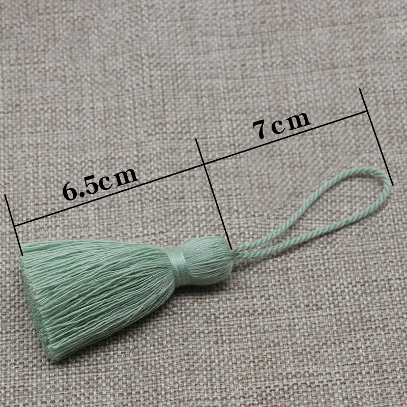 Tassel Fringe Tassel Decoration Tassel Accessories Tassel Trim Mini Tassels Bookmark Tassels 2/5Pcs Tassel Bookmarks pendant Charms Crafts Pure cotton Tassels Brush for DIY Jewelry Making Accessories Embellish curtain