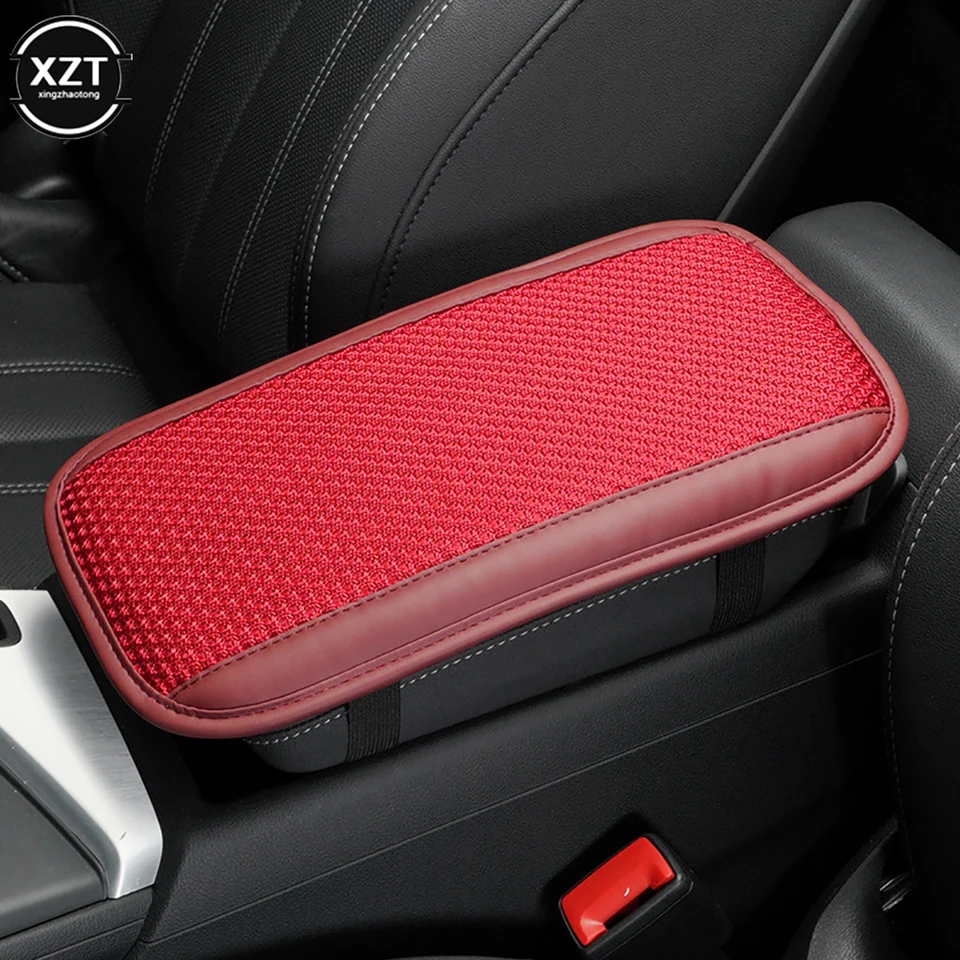 Cuscino Universale Per Bracciolo Auto – Imbottito In Memory Foam, Pelle PU Grigia, 30x21x2 Cm - 6