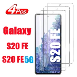 Premium Tempered Glass Screen Protectors, 2/4 Pack - 2 pieces (For Galaxy S20FE)