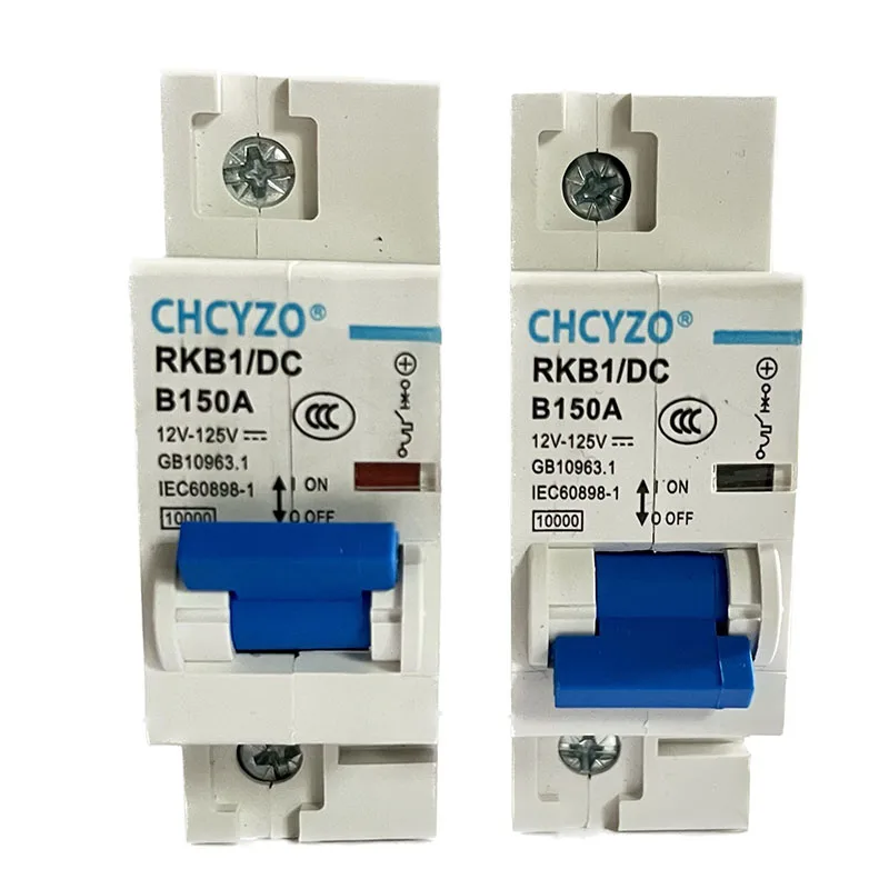DC 1p 회로 차단기 보호 스위치, 12-125V 미니 자동 보호기, 전기 자동차, 80A, 100A, 125A, 200A, 250A 배터리 보호기
