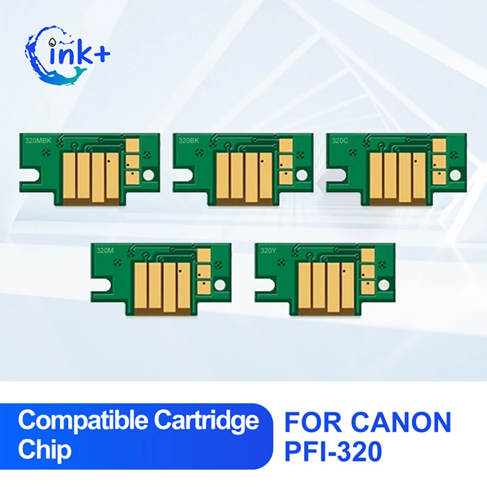 Pfi-320 Pfi320 Pfi 320 Chip Cartuccia Permanente Per Stampante Canon Imageprograf Tm-200 Tm200 Tm-205 Tm-300 Tm-305 Tm300 Tm305