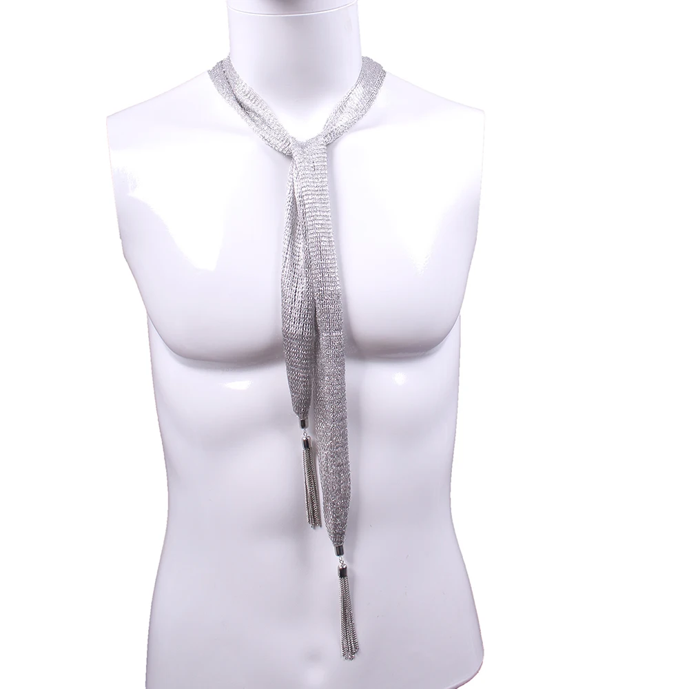Neck tie,anime necktie,cosplay necktie Good Omens Crowley cosplay silver tie scarf David Tennant Original JK Tie Necktie Accessories Halloween Party Prop Gift