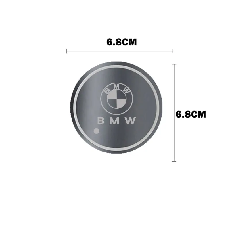 BMW 1 2 3 4 5 7 시리즈 X1 X3 X4 X5 X6 X7 F10 F30 E46 E60 용 차량 LED 컵홀더 라이트 매트 자동차 컵받침 병 분위기 조명