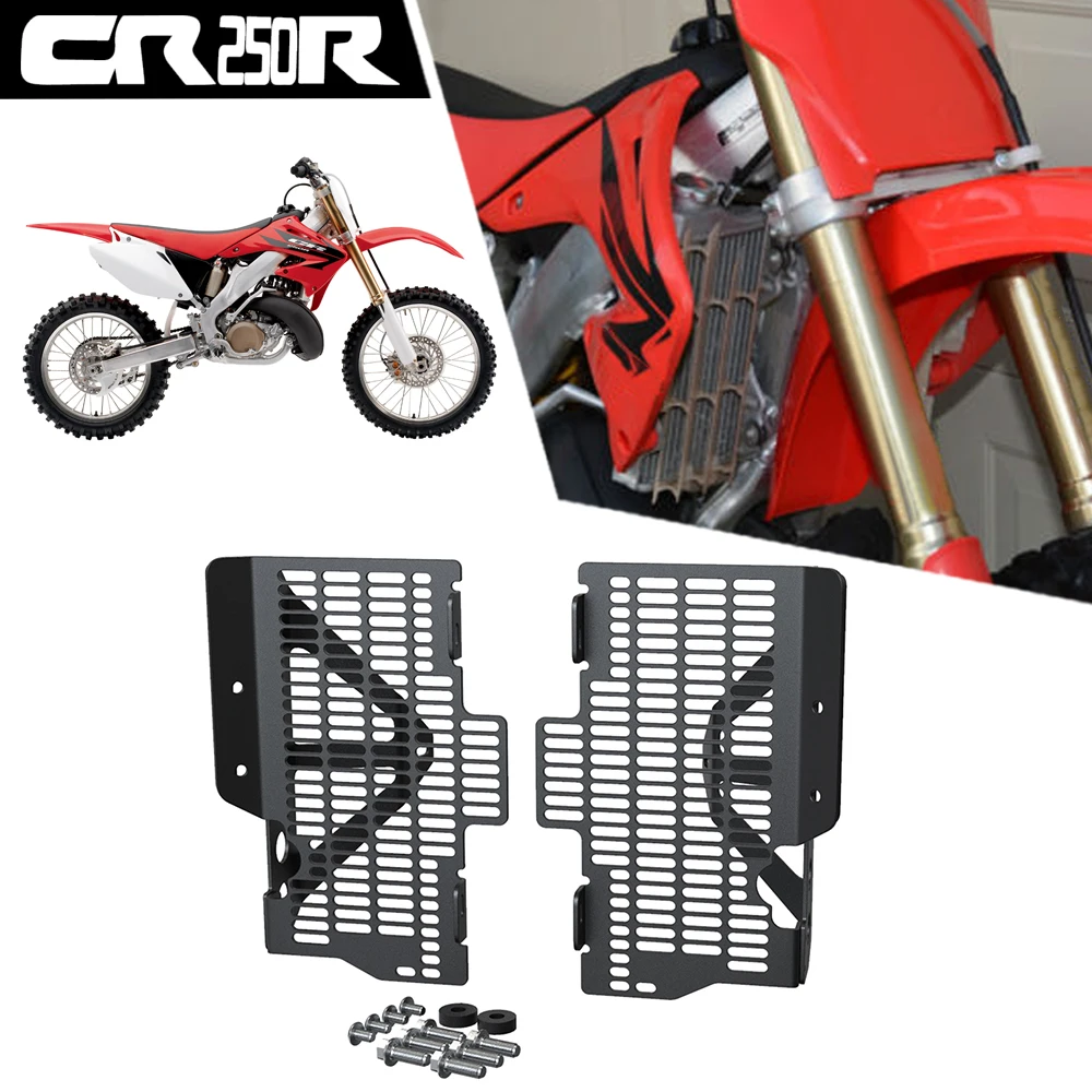 

Motorcycle Accessories Radiator Grille Guard Cover Protector For Honda CR125R CR250R CR 125R CR 250R CR 125 250 R 2005 2006 2007