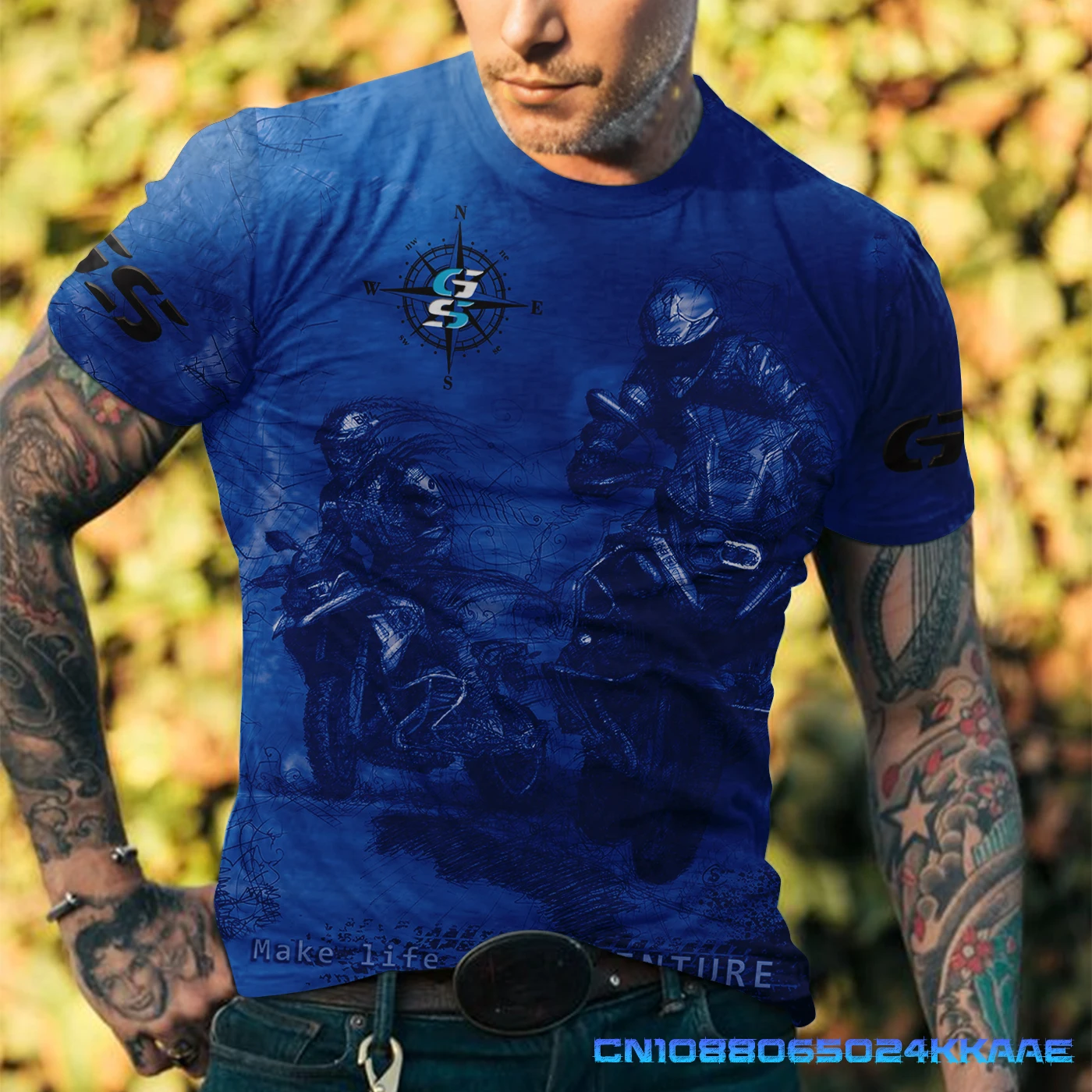 

T Shirt Gs 1200R R1200Gs Motorrad Adventure Enduro Motorcycle Bike Men'S Lastest Simple Style Design Men T-Shirt