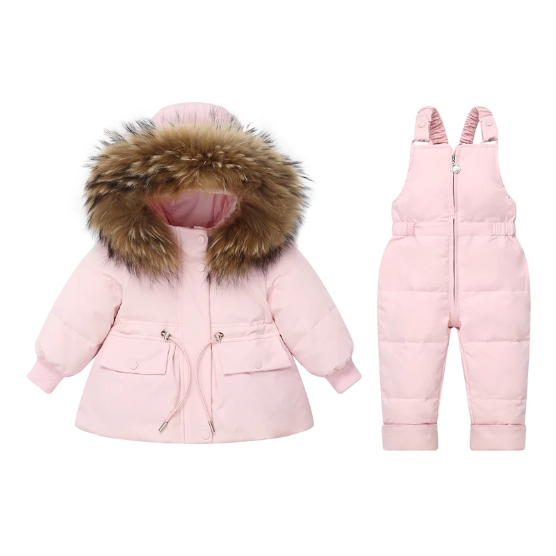 Children Down Coat Jacket jumpsuit Kids Toddler Girl Boy Clothes 2pcs Winter Outfit Suit Warm Baby Overalls Clothing Sets down jacket children jackets