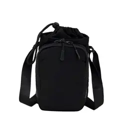 Lightweight Nylon Sling Bag with Adjustable Strap and Zipper Pocket (J)