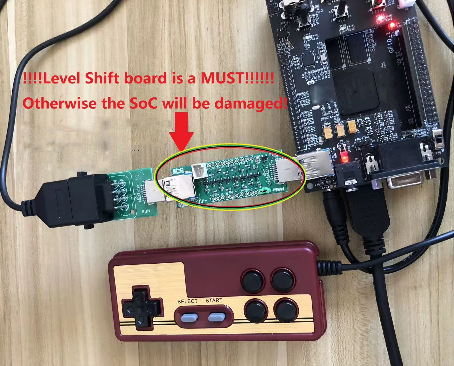 OpenSourceSDRLab Mister game console Cyclone V SoC FPGA development board