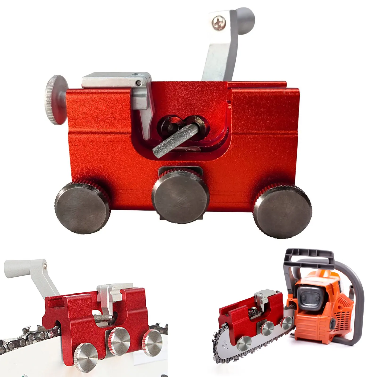 AluminumChainsawSharpenerPortableChainSawChainSawSharpenerwith