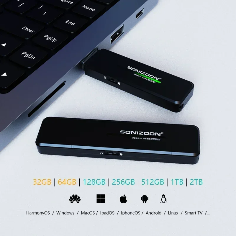HighspeedPSSD USBflashdrive write protection function Prevents accidental deletions and virusesSafe storage Pc,mac,Mobile Phones