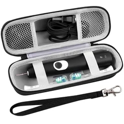 Compact Toothbrush Travel Case for Electric Toothbrushes (Black)