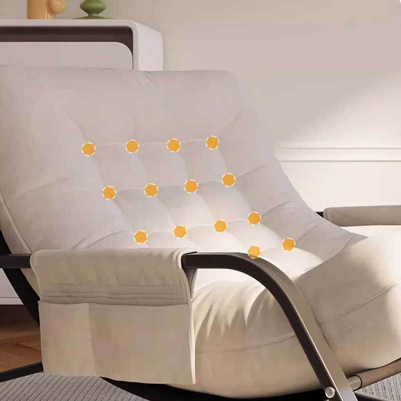 Rocking Lounge Chairs Modern Nordic Adults Luxury Designer Bedroom Chairs Sofa Recliner Articulos Para El Hogar Home Furniture